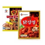 [CJ] 숯불닭강정 200g*2개 + 숯불바베큐바250g*2개_간편보기_동원몰