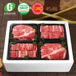 경기도지사인증 G한우 갈비혼합 알뜰세트 5호 2.8kg(갈비800gX2,등심600gX2)(1등급이상)_간편보기_동원몰