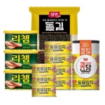 [동원] 살코기참치150gX7캔+참치100gX3캔+리챔200gX3캔+★증정★돌김25호[전장(5매)]+쿡담용기_간편보기_동원몰
