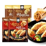 [신세계푸드] 올반키친 육즙가득 매콤한 짬뽕군만두 315g 2봉 + 담백한 백짬뽕군만두 315g 2봉_간편보기_동원몰