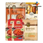 [CJ] 매콤달콤 쫄깃한 쫄떡볶이 만들기(핫도그 구성) (참쌀떡볶이떡 600g+다담 매콤 떡볶이양념 140g+즐거운동행 미정당 쫄면사리 800g... 