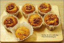 달콤한 카라멜과 고소한 호두가 잔뜩 카라멜호두 머핀, 생크림 처치 카라멜 크림!