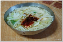 진우네집 국수(전남/담양) ... 멸치국물국수와 비빔국수 ...