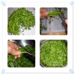 미나리 한 상차림(비빔밥,무침,전)