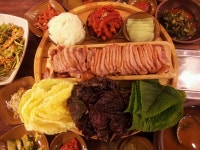 오리 바베큐 보쌈 드셔유~~~