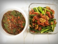 오랜만에 반찬 했어요.