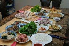 손님상차림
