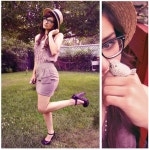 뿔테 안경 코디 [여자편] /안경 써도 예쁜 여자가 되자 !!!!!!