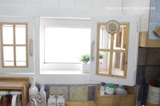 주방창에 아늑한 분위기의 주방 목창 만들어주기!!- 예쁜주방꾸미기/주방인테리어/주방리폼/목창만들기