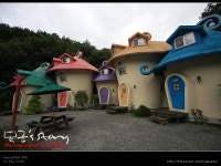 [국내여행|펜션] 수영장이 있는 동화같은 버섯펜션, 진천 해피하우스 펜션 in 충북 진천