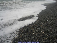[울산제12경 주전몽돌해변]봄비 내리던날