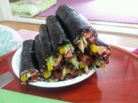 탈..))둘둘말은김밥..