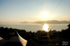 [남해펜션추천]해변풍경 펜션 ; 바다가 내눈 앞에, 바베큐+조식 무료 서비스