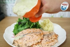 식신로드 연어맛집 못지 않은 연어스테이크!