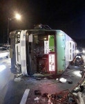 안산 시외버스 전복