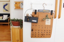 7월의 달력 만들기[바지옷걸이 리폼] 