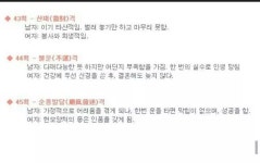 재미로 보는 사주