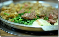 육회가 서비스인 100% 한우곱창전문점...^^ 부추곱창... 발산역맛집추천/등촌동맛집/곱창맛집/강서구곱창