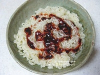 팔도 쫄비빔면 맛있게 먹기 : 라면 한끼 식사