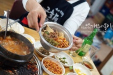 [부산다대포맛집] 된장찌개가 더 유명한 고깃집 ~ 까치생숯불구이