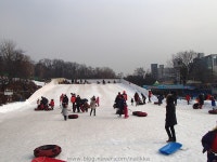 능동 어린이회관 눈썰매장 & 빙어잡이 체험 - 하진군 겨울방학 특집 3탄