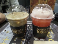 부천역 커피베이 메뉴판 크게 찍어봤음!