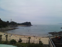 남일대 해수욕장 해수탕을 다녀왔어요.