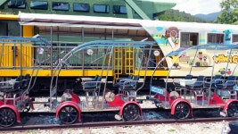 정선레일바이크 타러왔어요