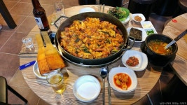 용산맛집 곰배령이야기 맛있는 닭갈비에 쏘맥 한잔?