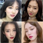 아이유-수지-박신혜-이성경, 얼굴형-색상-제품별 치크 메이크업 ‘미인만들기’