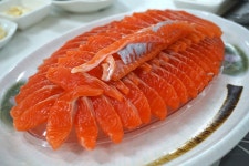 영월맛집 싱싱한 송어회와 콩고물쌈, 장릉송어횟집