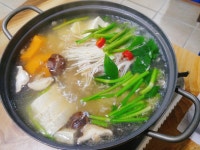 강화 새우젓으로 만든 돼지갈비국 젓국갈비 맛집 신아리랑집