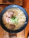 제주 한면가의 국수와 고기