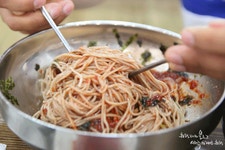 부천 원종동 맛집 동치미막국수, 명이보쌈이 맛있는 찬우물 동치미 막국수