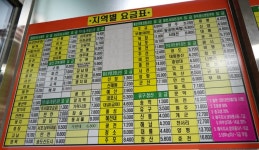 아산시외버스터미널 시간표(온양) 예매/요금표