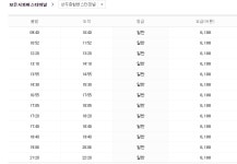 보은시외버스터미널 시간표-(동서울,남부.센트럴시티)에서 보은 관광명소