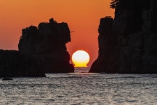 거제도 해금강 일출