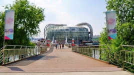 반포 서래섬 유채꽃 지고, 물소리 영상! 주말 한강 라이딩 코스