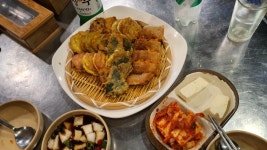 비오믄 생각나는 부침개 잘하는 중화동 맛집
