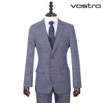 패션플러스 - [보스트로] 솔리드패턴정장세트-M8SS1553_M8PN1553 패션플러스