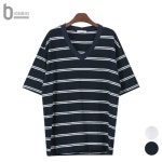 패션플러스 - [GOU] 캔디마린 브이넥 티 2color/ 빅사이즈 66~120까지_17BGCG053101 패션플러스