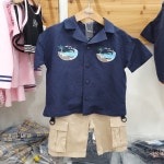 패션플러스 - 트윈키즈 비치일러스트셔츠(T9MT2Y11_NA)