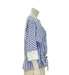 패션플러스 - 허리 끈 블라우스 (N162MSC009)