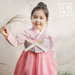 패션플러스 - [소담예인]꽃채운마음 리버티 여아한복 패션플러스