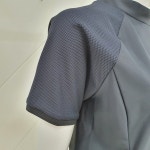 패션플러스 - 메쉬 믹스 래글런 하이넥 원피스J6384 패션플러스