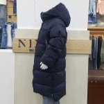 패션플러스 - 라글란 롱 점퍼 (구스 80/20)