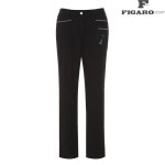 패션플러스 - [피가로스포츠] 여성 캐주얼 솔리드 팬츠 4F8MPT511M_BK