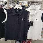 패션플러스 - 등판프릴메쉬민소매제에리티(J6117) 패션플러스