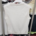 패션플러스 - 꽈베기 조직 언발라스 베스트(G5205) 패션플러스