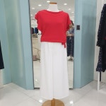 패션플러스 - caau4-wpl030뒷밴드와이드팬츠 패션플러스